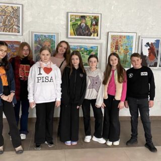 14 березня юні художники КНЯГИНИНІВСЬКОЇ ШКОЛИ МИСТЕЦТВ відвідали виставку робіт учнів Луцької художньої школи