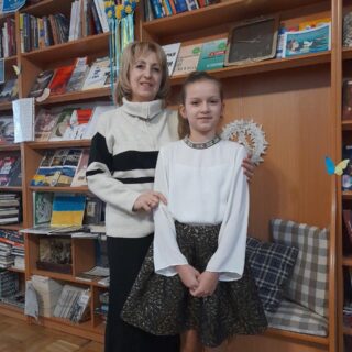 Виступ Анастасії ОСІНКІНОЇ на презентації роману Антоніни Сидорчук «Вогнецвіт та літнє сонцестояння»