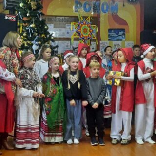 Різдвяний концерт філії Княгининівської школи мистецтв селища Рокині